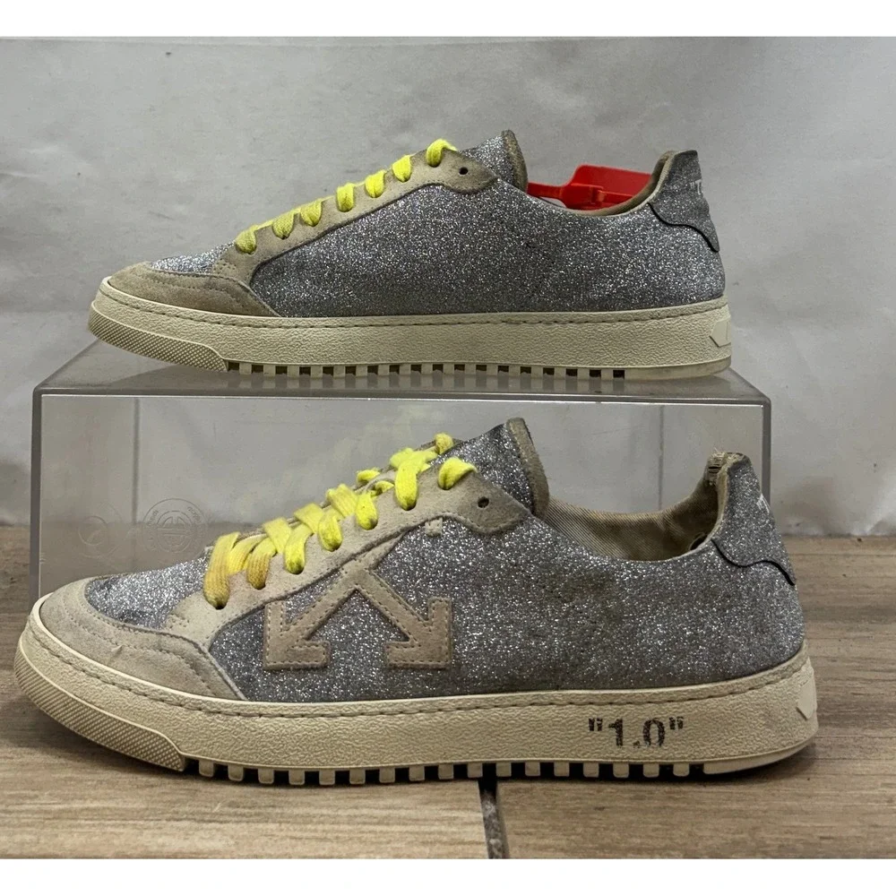 Off-White Glitter Sneakers Women's Size 39 